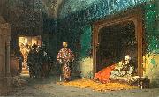 Stanislaw Chlebowski Sultan Bayezid prisoned by Timur. china oil painting artist